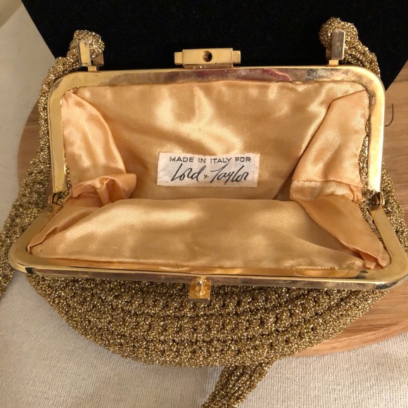 Vintage Goldtone Evening Bag - Picture 2 of 6